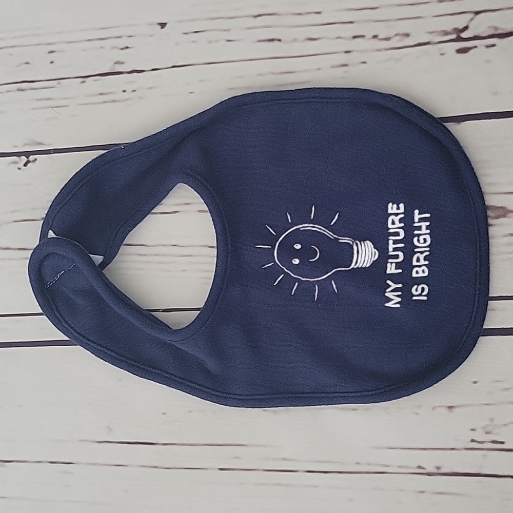 My future is bright bib